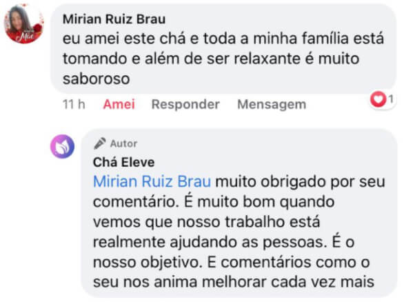Depoimento Mirian Ruiz para o Chá Eleve